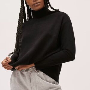 Black Turtleneck Sweater